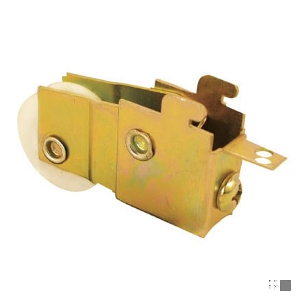 Prime-Line Sliding Door Roller Assembly, 1-1/4 in. Plastic Wheel, Steel Ball Bearings, Grooved Edge D 1512